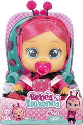 Cry Babies 12'' Dressy Lady Doll With Tears And Sounds Feature For Baby and Toddlers Ages 18 Months and Up